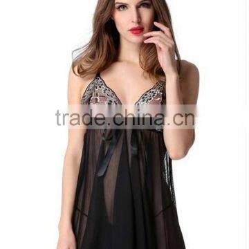 Lace Splicing Dress With G-String photo-2