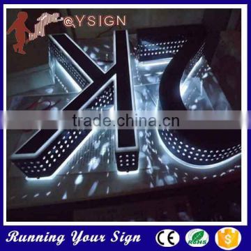 restaurant signs outdoor punching holes led house number sign