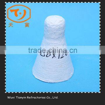 [TY]Vacuum formed shaped ceramic fiber cone/ Tap hole cone/Stopper
