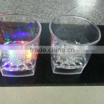 square transparent LED light beer cup
