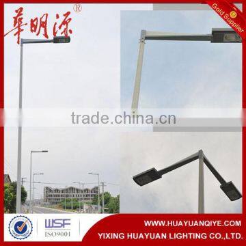 outdoor galvanized steel light pole for utility poles