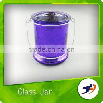 Wholesale Glass Jars Flat Top Glass Candle Jar