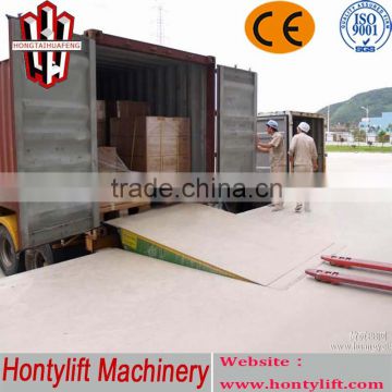 china supplier 10T CE adjustable loading dock ramp for sale/hydraulic car ramp