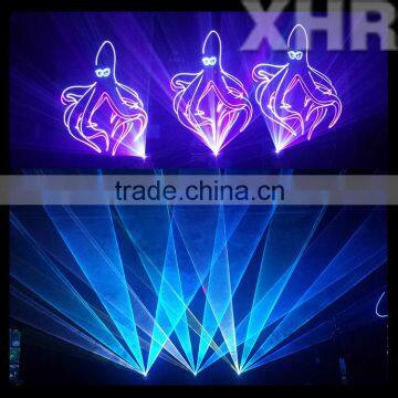 XHR 3w Stage Disco Laser Show Lighting Rgb Full Color Animation dj Laser Lights photo-4