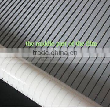 Decorative PET Gradation White Stripe Protective Self Adhesive Film