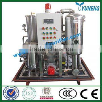 Light polluted KYJ Fire-Resistant Oil / EHC hydraulic Oil Filtering Machine ( Stainless Steel, Vacuum Evaporation)