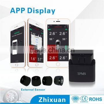 Hot selling smartphone tpms, tpms android, bluetooth tpms