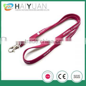 silkscreen printed tubular lanyard with phone strap