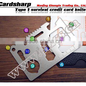 Camping Equipment 2016 Hot Sale High Quality Multi Tool Card Stainless Survival Knives/defence Tool Knife for Outdoor Camping Quality Choice photo-4