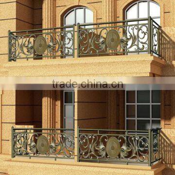 2015 beautiful and durable decorativea luminum railings