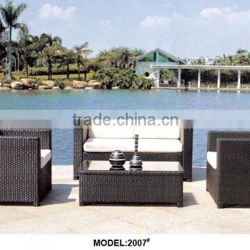 high quality garden rattan wicker sofa set