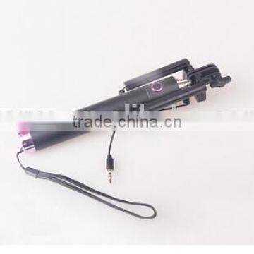 2015 Newest Wired Selfie Stick With Foldable Holder for Camera Monopod and Smartphone photo-3