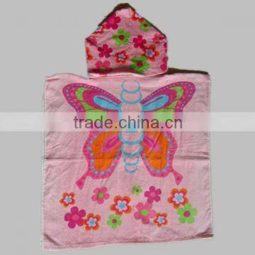 100% Cotton Hooded Towel Baby Bathrobes