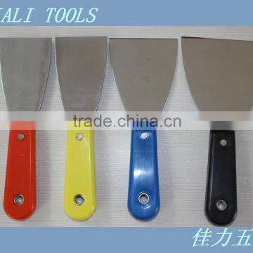 Multifuction putty knife / wall scraper / stainless steel blade tools / PP handle