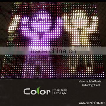 full color 5050smd flexible curtain led display