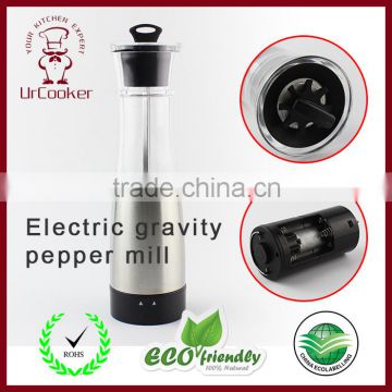 high quality automate Electric Gravity Pepper Mill black pepper mill one handed pepper mill