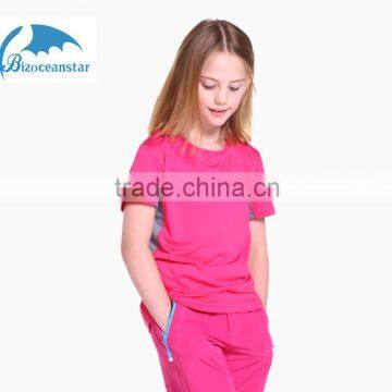 Short sleeve T-shirt quick-drying uv moisture absorption perspiration beautiful and high elasticity
