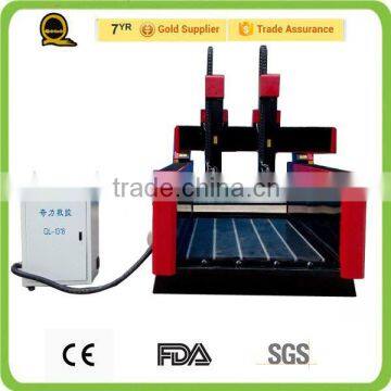 two heads water spindle cooling stone carving cnc machine for sale