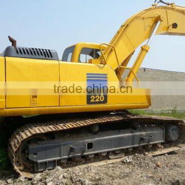 original from japan used komatsu PC220 hydraulic crawler excavator