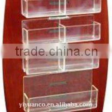 Customized acrylic polished display box red dispaly case