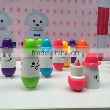 Novelty tumbler Roly-poly toy telescope Ball Pen