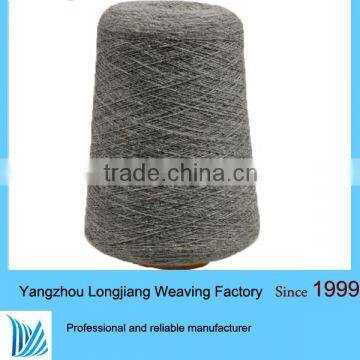 Melange cotton yarn for knitting and weaving