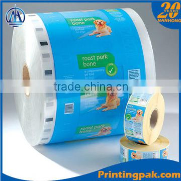 toilet paper plastic packaging bags / laminating film rolls with printed