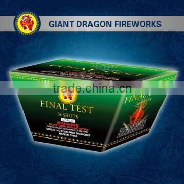 Wholesale China Liuyang 2016 new products 1.4g un0336 cake fireworks Final Test 36 Shots