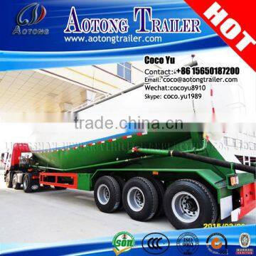 2016 Single Compartment 40 Cubic 3 Axles Powder Material Bulk Cement Tanker Semi Trailer for Sale photo-5