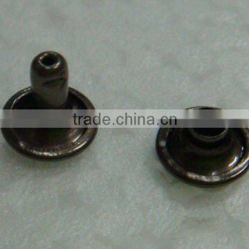 iron double cap rivet