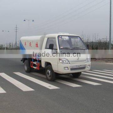 small china Foton sealed self-unload waste truck for sale