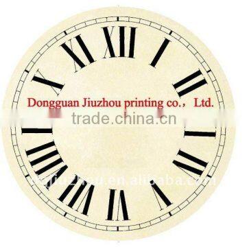 paper wall clock parts
