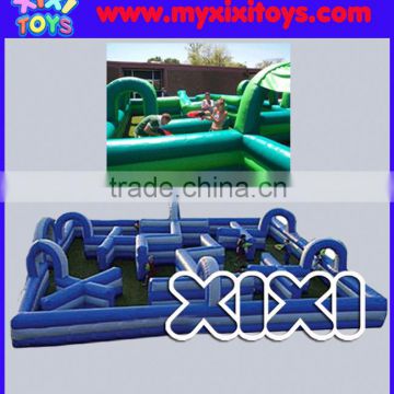 Outdoor Inflatable water battle maze, inflatable water war maze