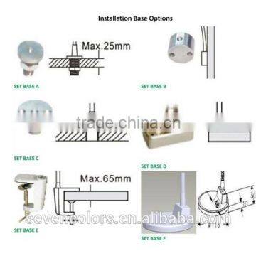 Flexible LED Study Lamp With Multiple Bases Led Light Flexible Gooseneck Lamp (SC-E101) photo-4