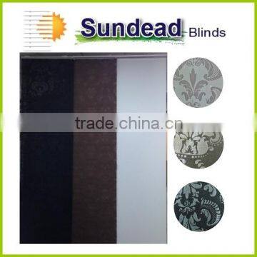 Panel curtain mounted to the wall contemporary look easy to coordinate with any window coverings basement window treatment
