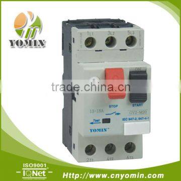 Manufacturer 1A 3POLE MOTOR PROTECTION CIRCUIT BREAKER , MPCB GV2-M05 .