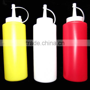 100ml plastic acutilingual bottle/Squeeze sauce bottle/salad bottle/Condiment bottles