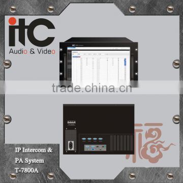 ITC T-7800A Using CPU Core i7 Support 1000 Terminals Luna Cloud IP based PA System Server