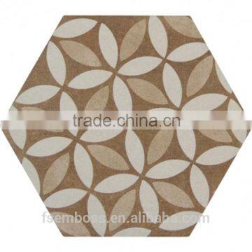 Factory Direct Sale 100*200*175mm Hexagon Mosaic Floor Tile Irregular Pattern Tile photo-3