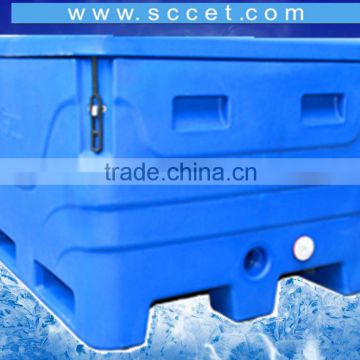 SCC LLDPE&PU ice cooler fish container chilly fish bin