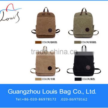 Casual Canvas Backpacks,Hot saling girls simple backpack fashionable,backpacks for sale