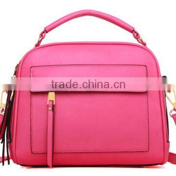 New Fashion Design Many Colors PU Leather Handbag