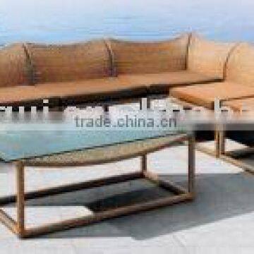 contemporary rattan sofa