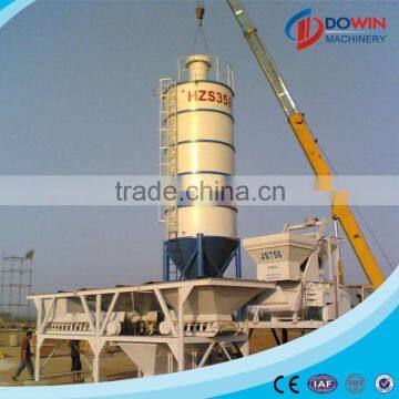 Modular wet mini hzs35 concrete batching plant for sale