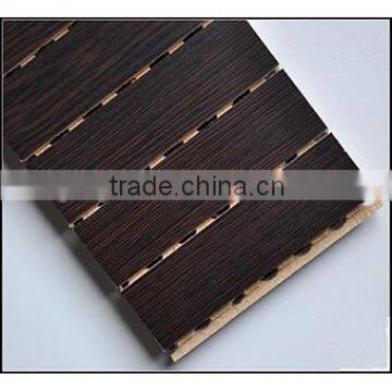 Sound Installation Wooden Grooved Acoustic Panel Building Material