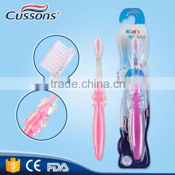 100% eco-friendly health colorful kids toothbrush