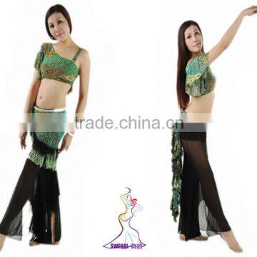 SWEGAL T13008 peacock training cheap belly dance costume