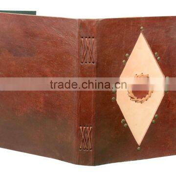 Creative Design Leather Book Cover Diary Journal Cover photo-3