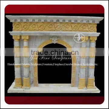 Marble fireplace surround