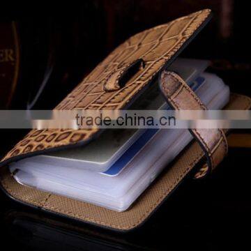 Best design high quality women leather cheap business card holder